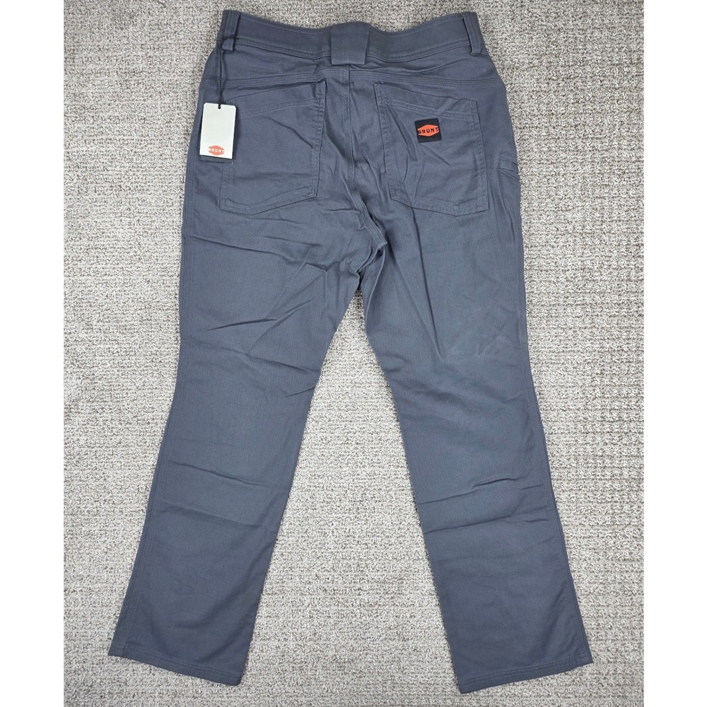 BRUNT The Torra Work Pant Gray Mens 32x32 Utility Canvas Cargo Pants NWT - Picture 2 of 7